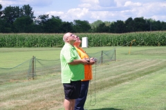 Bob with trainer on buddy bos